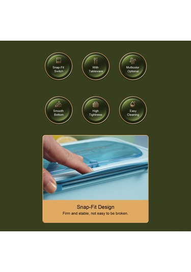 Aubyhe 304 Çelik Isı Saklama Yemek Kutusu, 2 Bölmeli, Mikrodalga Uyumlu, Öğrenci-ofis Çalışanı İçin Nane Yeşili Yeşil