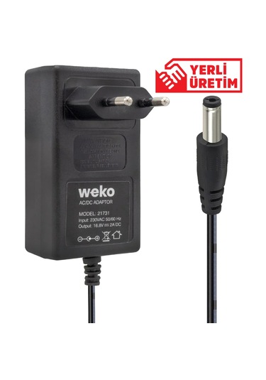 Weko 16.8 Volt - 2 Amper Ledli Pri Z Ti Pi Şarj Adaptörü