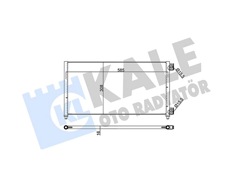 Klima Radyatörü Kondenser Fıat Doblo 2001ıdea 2004punto 2003 Lancıa Ypsılon 2006-2011 1.2 1.3jtd 1.4 1.9jtd 46820833 51732993 51802116 51804991