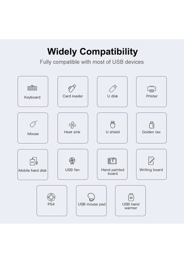 Cbtx Enkay Hat Prınce Enk-at114 Çok Bağlantı Noktalı Hub Adaptörü 4'ü 1 Arada Usb3.0 Genişletici Usb Bağlantı İstasyonu, Usb3.0 + 3 Usb2.0 İle