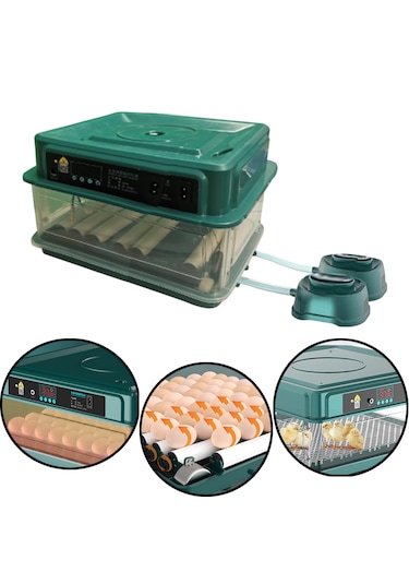 Kuluçka Makinesi Otomatik Civciv Kaz Tavuğu 12-yumurta