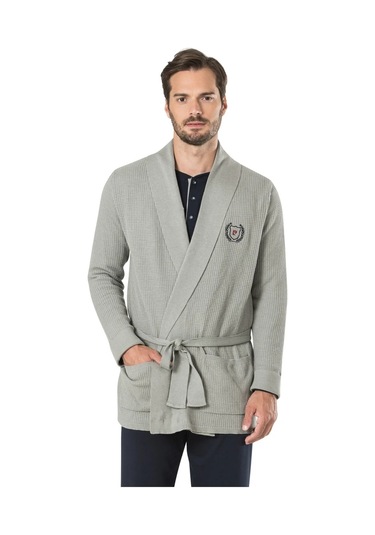 Pierre Cardin 5595 Erkek Çeyizlik 5'li Rob Pijama Takım-gri Çok Renkli