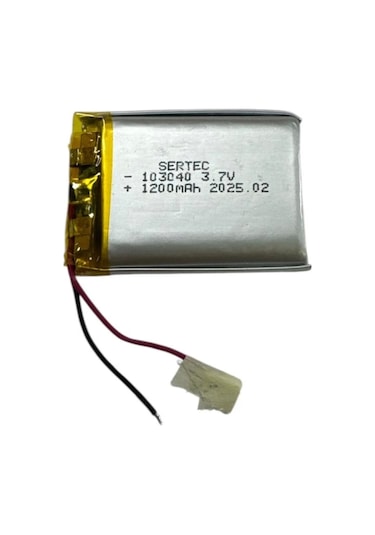 103040 3.7v 1200mah Li-polymer Pil Devreli/1.5a