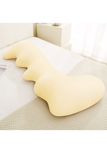 Buz Ipek Yastık Kadın Tarzı Uyku Serin Duygu Erkek Uzun Yastık L-c-4 Ekru