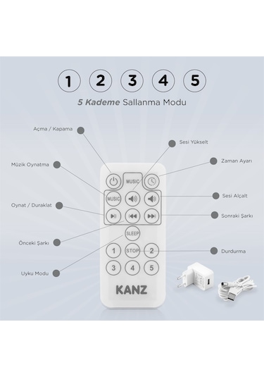 Kanz Flamingo Elektrikli Ana Kucağı