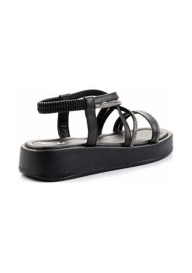 Siyah Kadın Sandalet K05156080409 Siyah