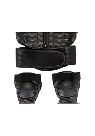 Suntek Çocuklar İçin Motosiklet Zırh Takım Diz Dirsek Göğüs Sırt Koruyucu Pedleri