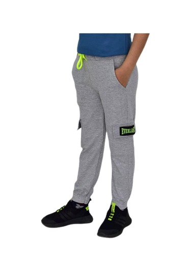 Erkek Çocuk Çift Kargo Cepli Eşofman Altı Bgl-st04631 Gri