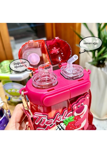 640ml Denizkızı Desenli Çocuk Taşınabilir İçme Şişesi