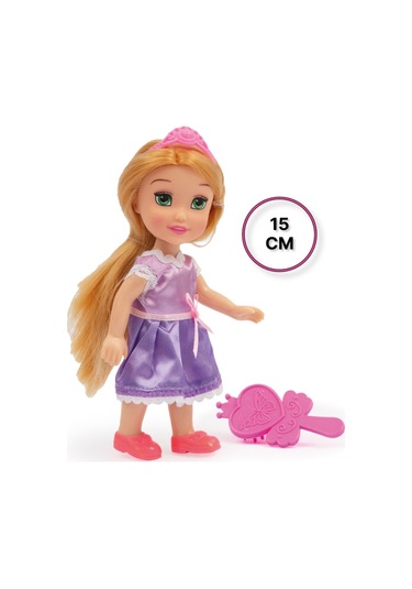 Prenses Bebekler - Rapunzel Ve Pony - 25 Cm