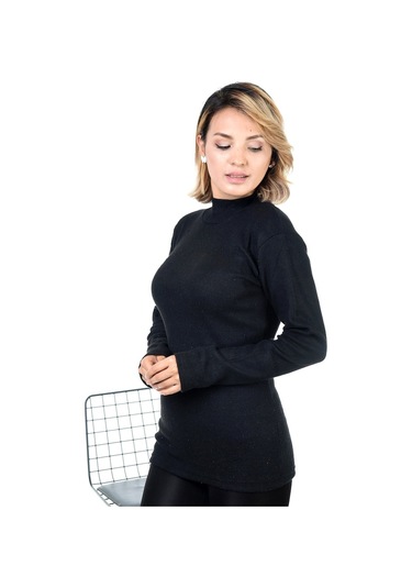 Belifanti Collection Kadın Yarım Balıkçı Yaka Kazak