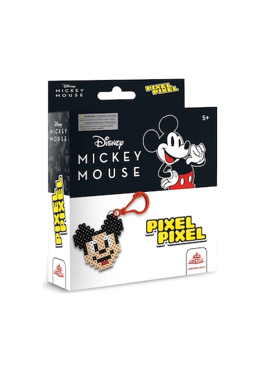 Disney Mickey Boncuk İle Anahtarlık Yapma Seti-pixel Pixel Bb14-04