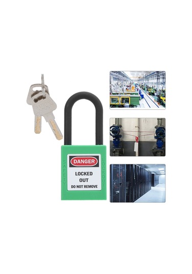 Tenfowee Endüstriyel Nylon İzole Güvenlik Kilitleri - 38mm Sıcaklık Dayanıklı -57 C/+177 C Elektrik/hidrolik Uygulamaları İçin Mor Plastik Kilit Diğer