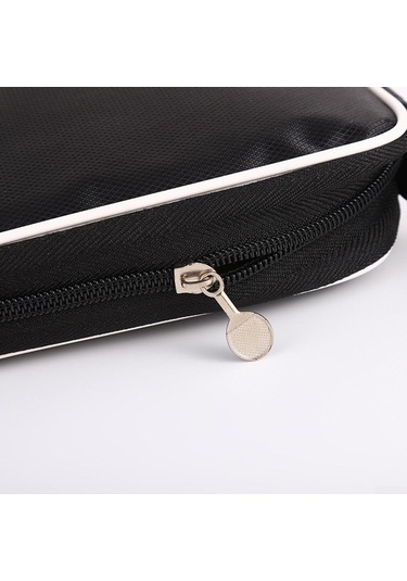 Siyah Masa Tenisi Raket Ekipmanları Oxford Kumaş Yepyeni Siyah