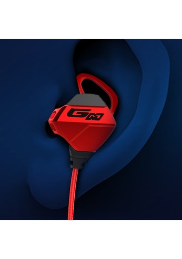 Fastbuy Kırmızı G10-a Oyun Kulaklığı, Mikrofonlu 3.5mm Stereo, Gürültü Engelleme, Ps4/xbox/pc Uyumlu Ses