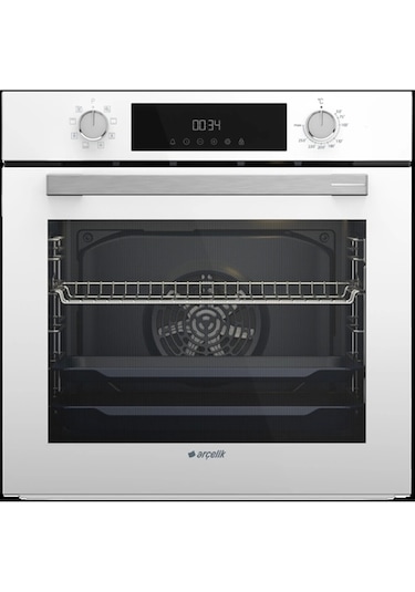 Arçelik AFC 340 B - ADE 606-2 B - OCD T 651 EB Beyaz Üçlü Cam Ankastre Set
