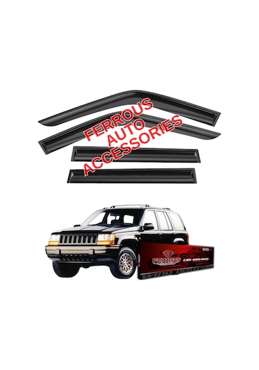 Jeep Grand Cherokee Ferrous Cam Rüzgarlığı 4lü Set 1991 1999