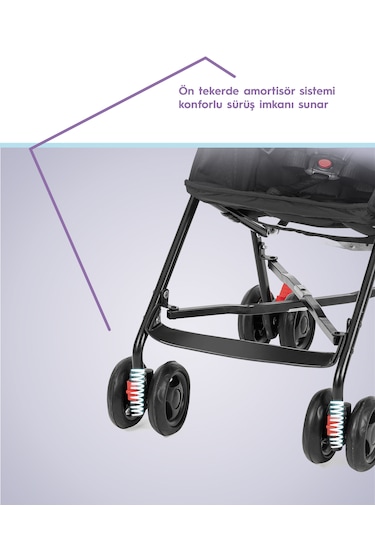 Moony Baby Mb108 Stork Baston Bebek Arabası Puset