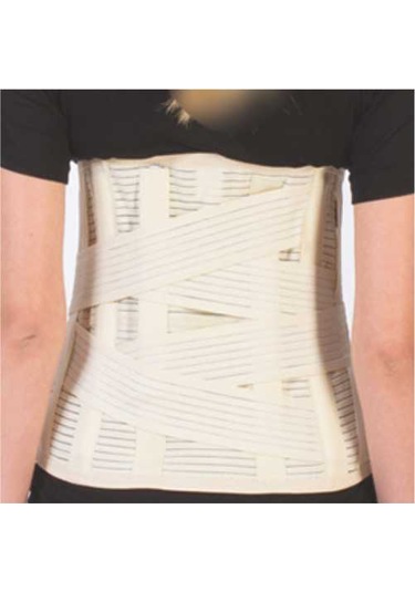 3E Lumbosakral Çelik Balenli Korse 32 CM