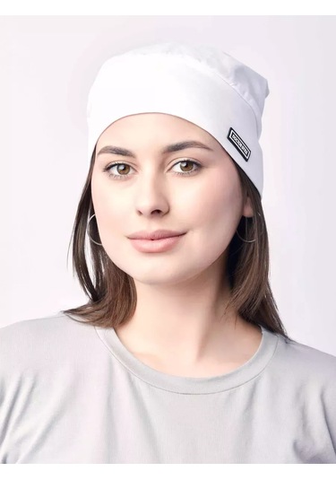 Doktor Stıl' Beyaz Uniseks Tıbbi Başlık Pamuklu Sveto 143013517