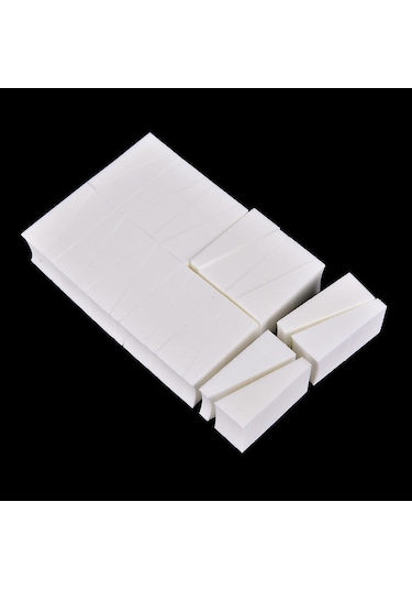 24 Adet Güzellik Bayan Makyaj Kozmetik Üçgen Fondöten Yüz Pufu Sünger Pudra