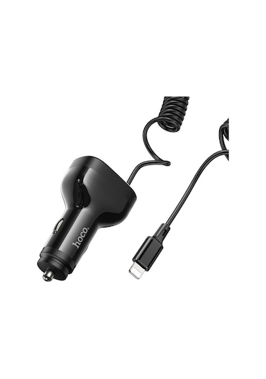 Hoco Nz11a 30w 2 Usb+ Type-c Girişli İphone Kablolu Araç Çakmakl