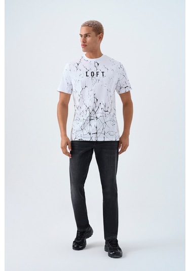 Loft Erkek Tişört Lf2038730 Beyaz