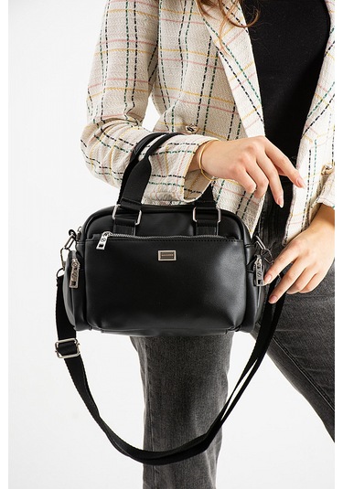 Elit 25ksnm1422c Kadın Omuz Çantası Siyah Siyah