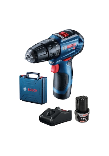 Bosch GSB 12V-30 2.0Ah Çift Akülü Darbeli Vidalama - 06019G9100