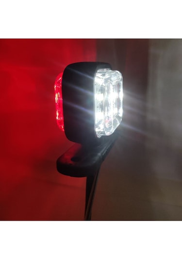 Ahmet Otomotiv 10 Adet Çeray Mini Kare Takoz Led Lamba 12v-24v