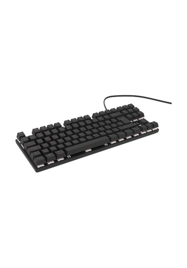 Hk410 Mekanik Kırmızı Switch 19 Mod Rgb Kablolu Siyah Tkl Türkçe Gaming Oyuncu Klavye