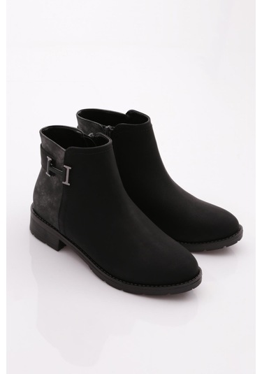 Dgn 2164 Kadin Bot 2164-142-R1534 Siyah