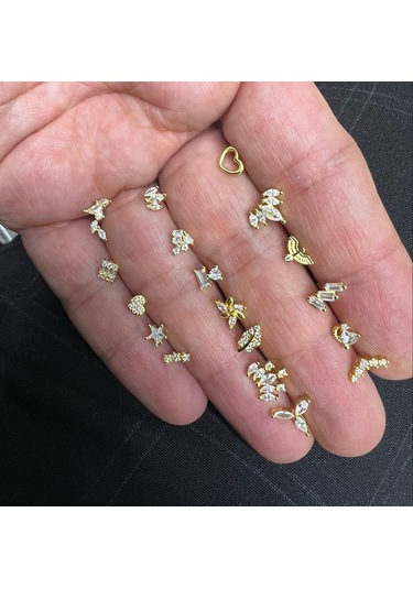 925 Ayar Gümüş Tragus Piercing