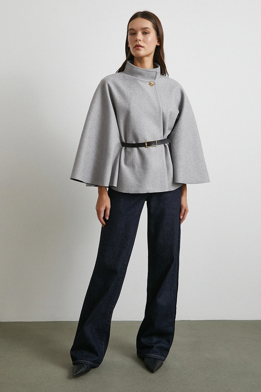 Kemer Kaşe Panço Gri Gri