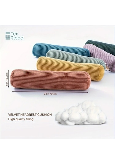 Trendooze Cloud011 Kadife Yastık 6 Renk Mor Yumuşak Yıkanabilir Ev Dekoru Mor