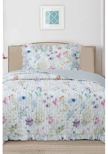 Breeze Gün Işığı Tek Kişilik Yatak Örtüsü 180x240 Çok Renkli