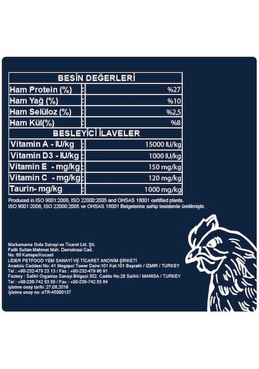 Obivan Adult Cat Tavuklu Kedi Maması 10 Kg