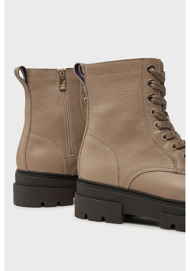 Tommy Hilfiger Kadın Bot Fw0fw08160 Aeg Bej Bej