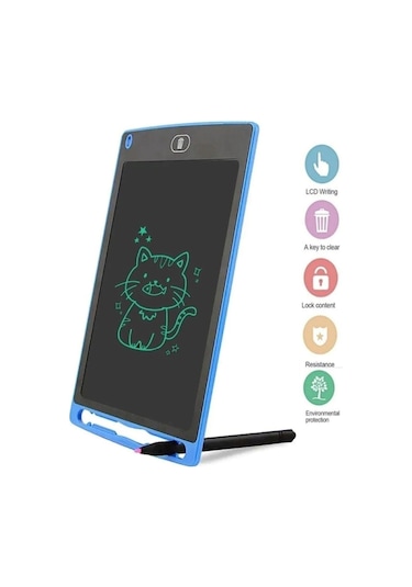 8.5 Inç Lcd Digital Çocuk Yazı Çizim Tableti - Turkuaz