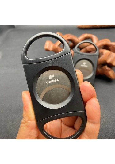 Cohiba 70 Ring Büyük Purolor için Çelik Plastik Puro Makası Db36