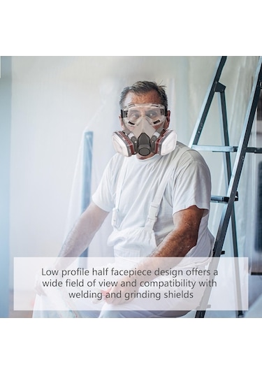 Trendooze Yüz Yarım Solunum Parçası Maskesi Jms Gaz Cihazı 6200 Ej