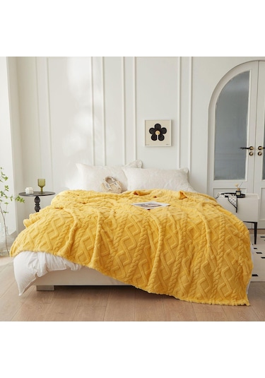 Yeşil Mercan Polar Basit Battaniye İskandinav Tarzı Çiçek Gazlı Bez Klima Yorgan Yumuşak Nefes Wrap Battaniye Yatak Örtüsü Ekose 100 150cm