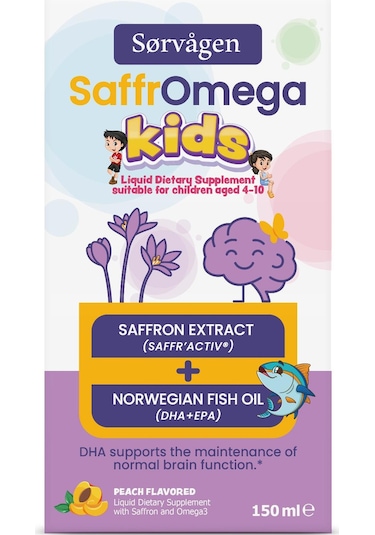 Sorvagen Saffromega Kids Safran Ve Omega3 -150 Ml