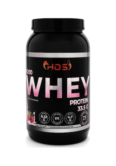 Hos %100 Whey Protein Çilek Aromalı - 748 G