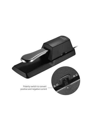 Suofeng Evrensel Dijital Piyano Ve Klavye Süsteyin Pedalı, Kaymaz Tabanlı Ve Dayanıklı Alaşım Yapı