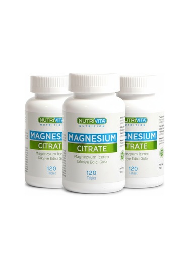 Nutrivita Nutrition Magnesium Citrate 250 Mg 120 Tablet