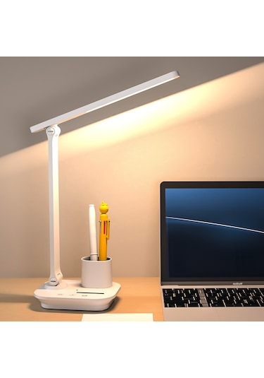 Cbtx Tb-87slı Pille Çalışan Katlanır Led Işık  Gece Lambası Kalem Tutuculu - Siyah