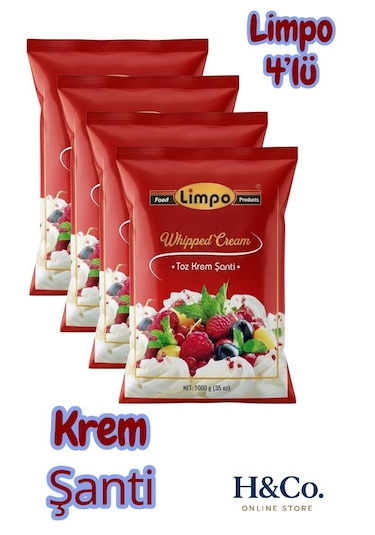 Limpo Avantaj Paket 4lü Toz Krem Şanti - Şanti