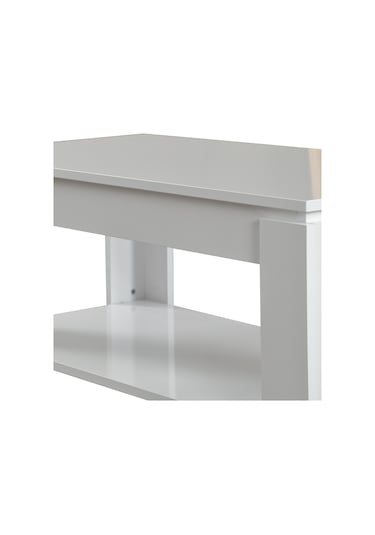 Shelf Beyaz Orta Sehpa / Dikdörtgen Orta Sehpa