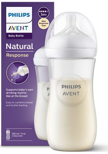 Philips Avent Natural Response Pp Biberon 3 Ay+ 330ml Scy906/01 Çok Renkli